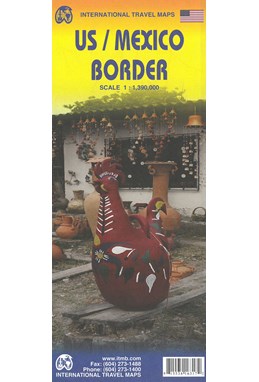 US / Mexico Border, International Travel Maps