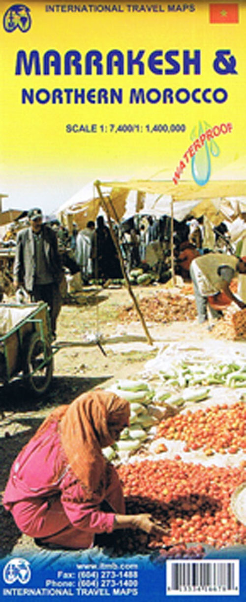 Marrakesh & Northern Morocco, International Travel Maps
