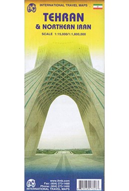 Tehran & Northern Iran, International Travel Maps 1:15.000/1.8 mill.