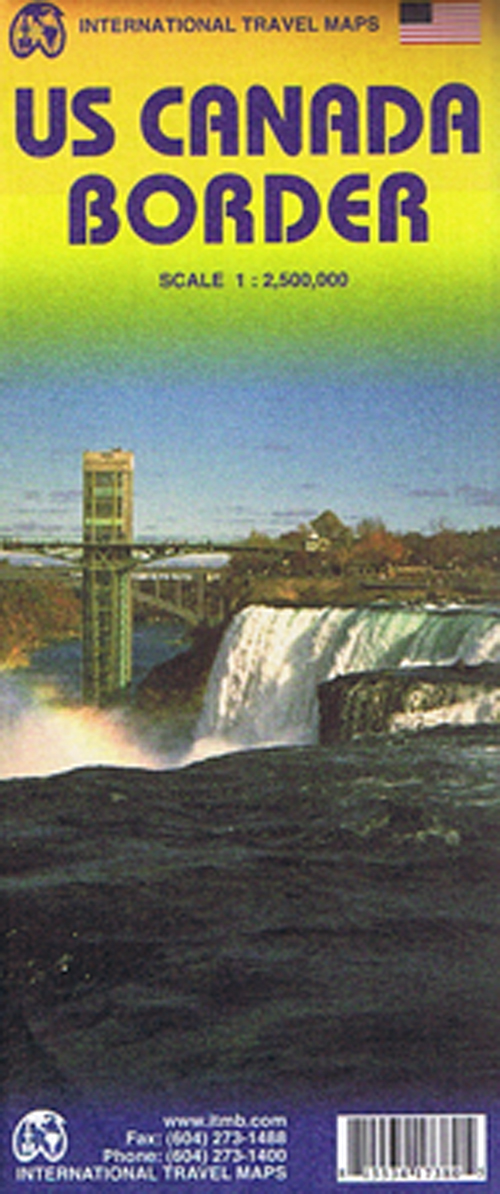USA Canada Border, International Travel Maps