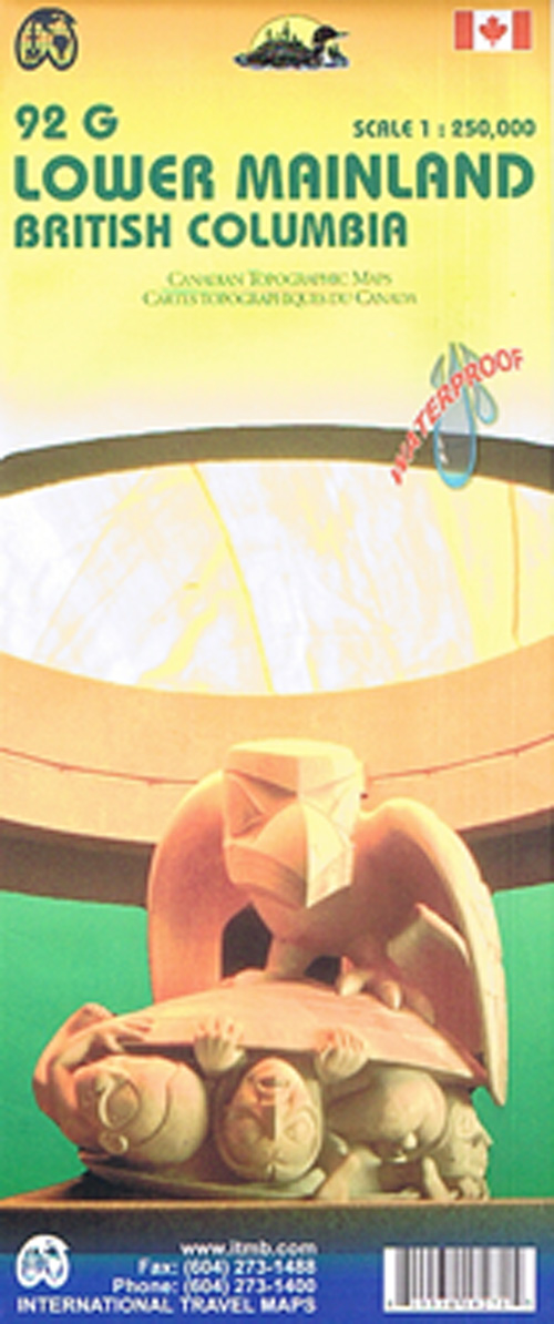 Lower Mainland British Columbia,  International Travel Maps 1:250.000