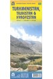 Turkmenistan, Tajikistan & Kyrgyzstan, International Travel Maps