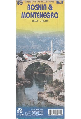 Bosnia & Montenegro, International Travel Map