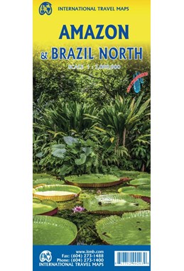 Amazon & Brazil North, International Travel Map