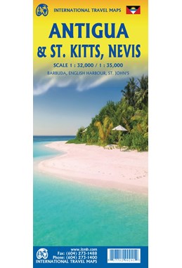 Antigua & St. Kitts, International Travel Maps