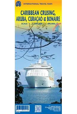 Aruba, Curacao, Bonaire, International Travel Maps