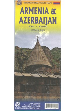 Armenia & Azerbaijan, International Travel Maps