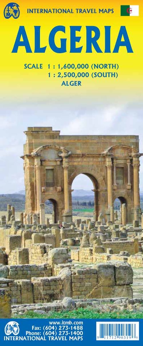 Algeria, International Travel Maps