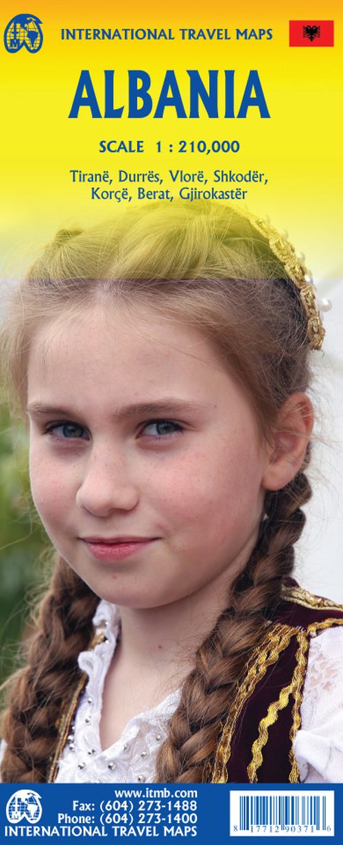 Albania, International Travel Maps