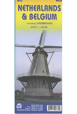 Netherlands & Belgium including Luxembourg, International Travel Maps
