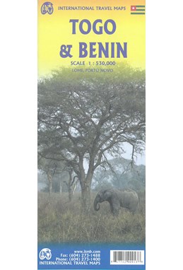 Togo & Benin, International Travel Maps