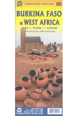 Burkina Faso & West Africa, International Travel Maps