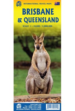 Brisbane & Queensland, International Travel Maps