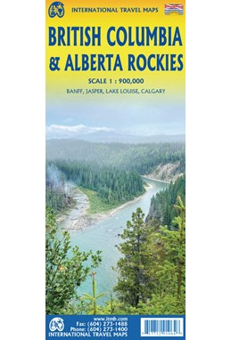 British Columbia & Alberta Rockies, International Travel Maps