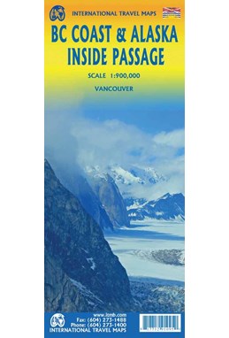 British Columbia Coast & Alaska Inside Passage, International Travel Maps