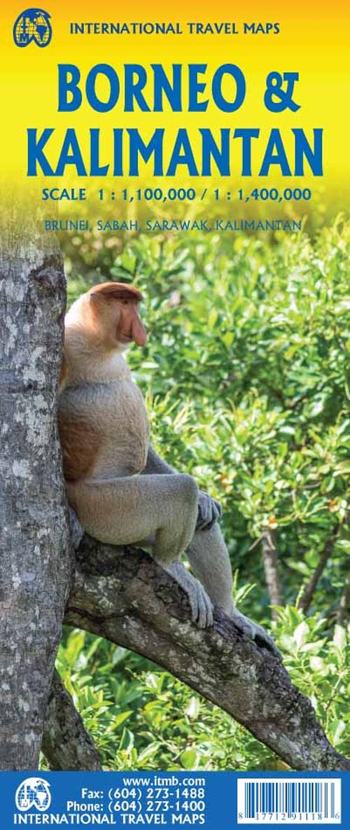 Borneo / Kalimantan, International Travel Maps 1:1,1 mill.