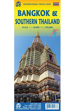 Bangkok & Southern Thailand, International Travel Maps