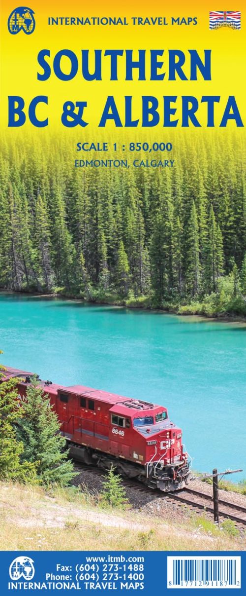 Southern BC & Alberta, International Travel Maps