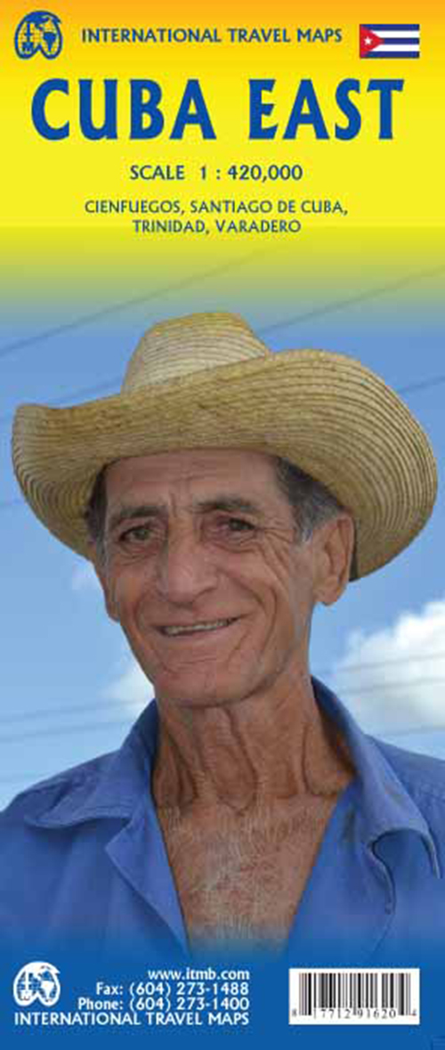 Cuba East, International Travel Maps