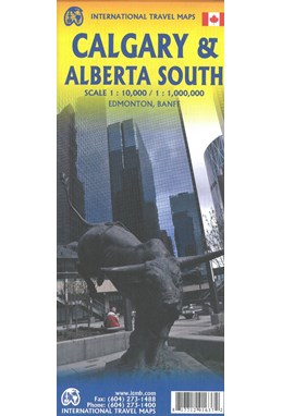Calgary & Southern Alberta Travel Reference Map