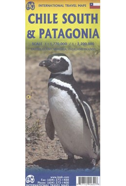 Chile South & Patagonia, International Travel Maps