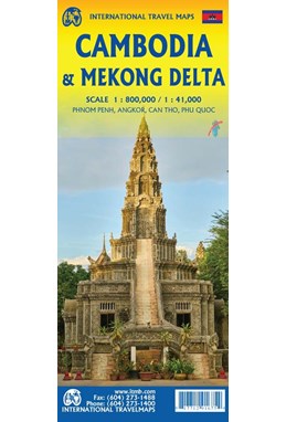 Cambodia & Mekong Delta, International Travel Map