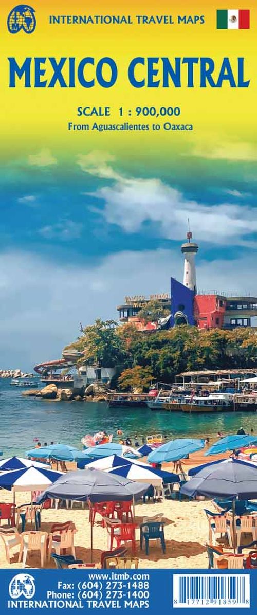 Mexico Central, International Travel Map 1:900,000