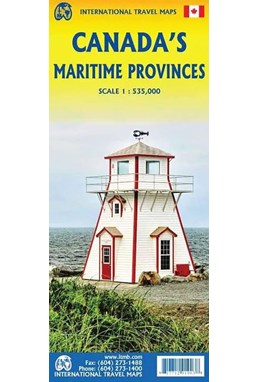 Canada's Maritime Provinces, International Travel Map