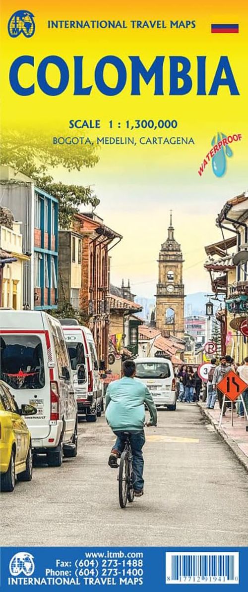 Colombia, International Travel Map