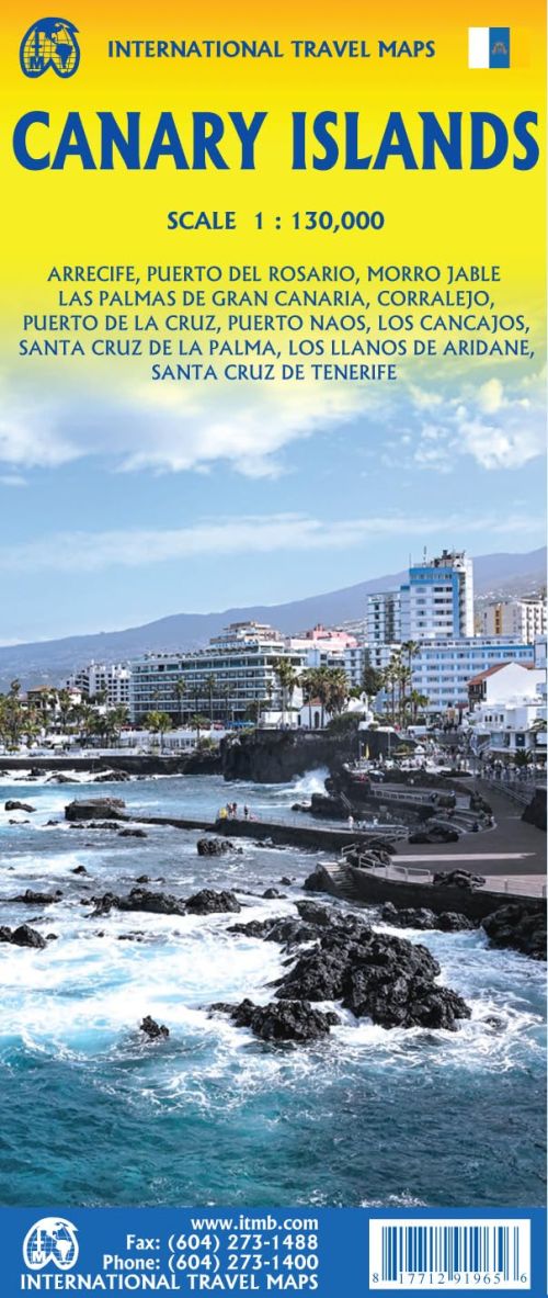 Canary Islands, International Travel Maps