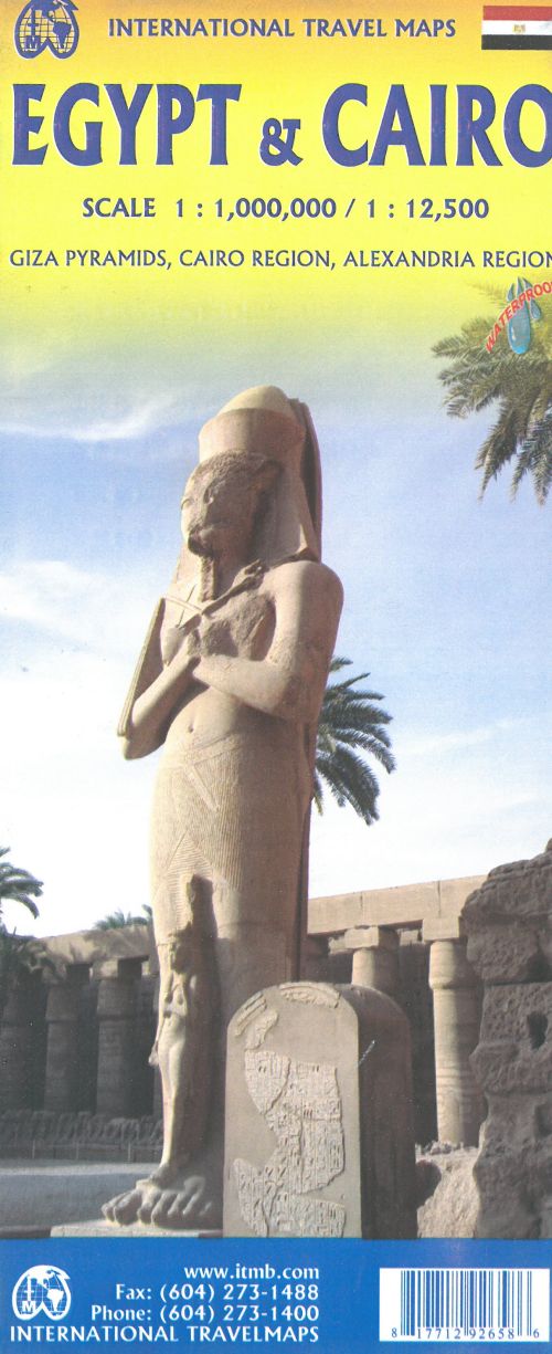 Egypt & Cairo, International Travel Maps