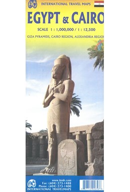 Egypt & Cairo, International Travel Maps