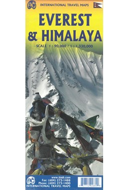Everest & Himalaya, International Travel Maps