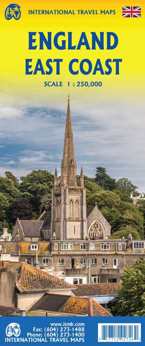 England East Coast, International Travel Maps 1:250.000