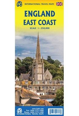 England East Coast, International Travel Maps 1:250.000