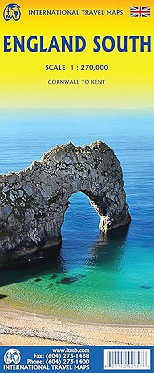 England South: Cornwall to Kent, International Travel Maps