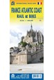 France Atlantic Coast : Rail & Bike, International Travel Map