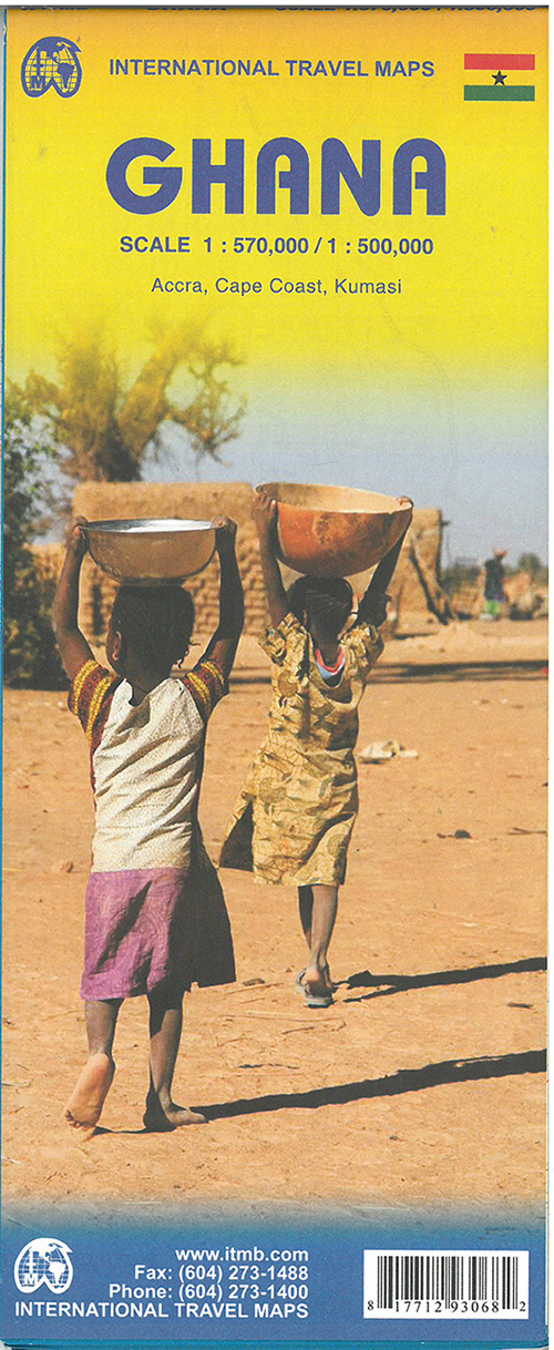 Ghana, International Travel Maps