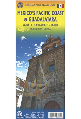 Mexico's Pacific Coast & Guadalajara, International Travel Maps