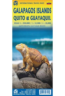 Galapagos Islands, Quito and Guayaquil, International Travel Maps