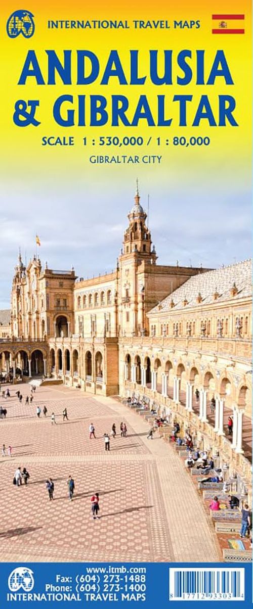 Andalucia and Gibraltar, International Travel Maps