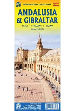 Andalucia and Gibraltar, International Travel Maps