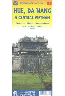 Hue, Da Nang & Central Vietnam, International Travel Maps