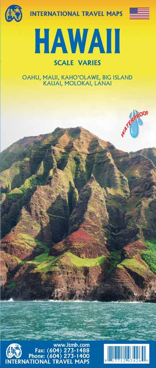 Hawaii, International Travel Maps