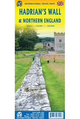 Hadrian's Wall and Northern England, International Travel Map 1:250,000/1:130,000