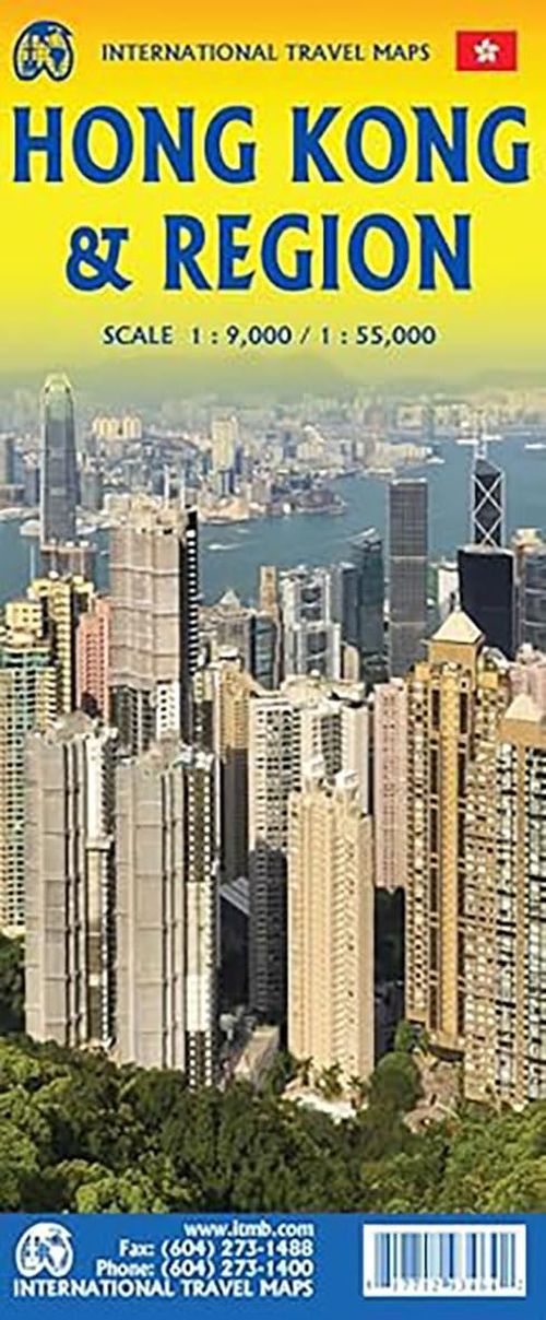 Hong Kong & Region, International Travel Map