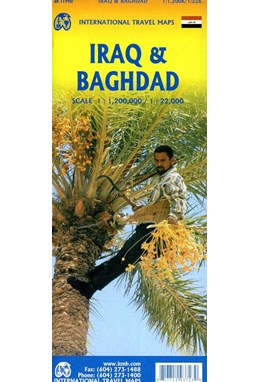 Iraq & Baghdad, International Travel Maps