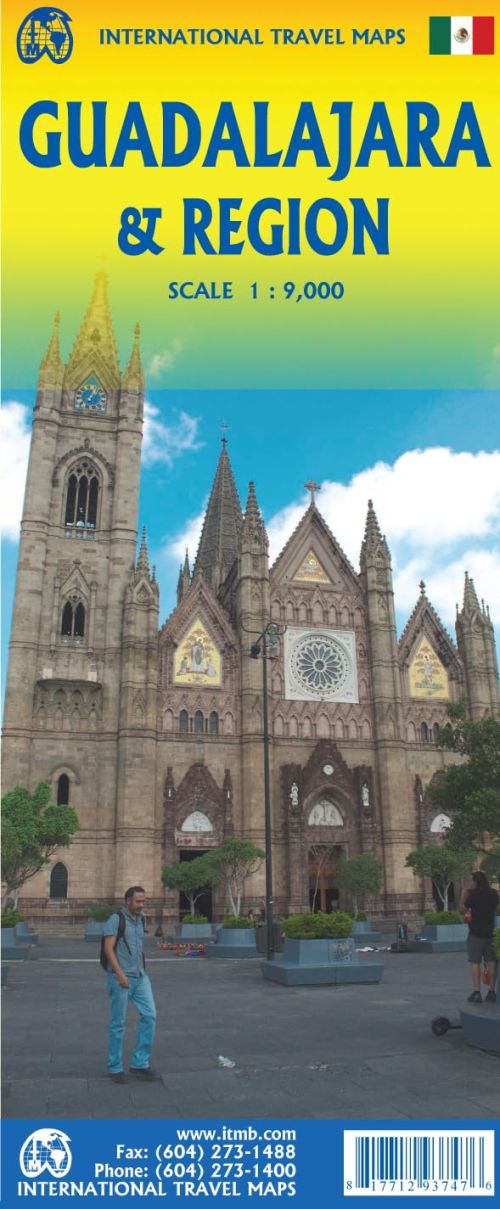 Guadalajara & Region (Central Mexico), International Travel Map