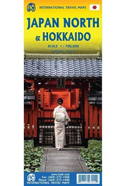 Japan North & Hokkaido, International Travel Maps