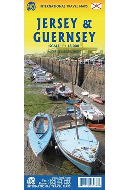 Jersey & Guernsey, International Travel Maps
